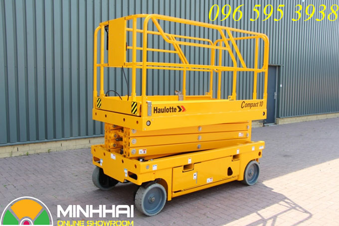 xe nâng người dạng cắt kéo 10m