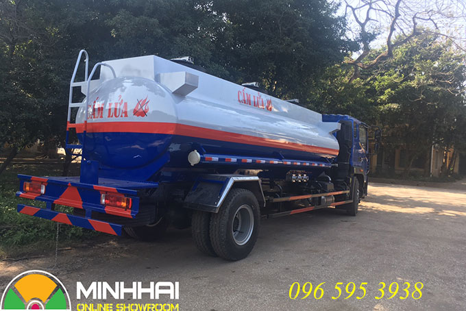 xe bồn chở xăng dầu thaco auman c160