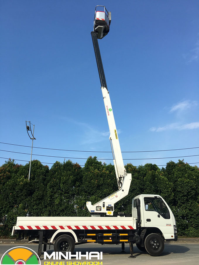 xe isuzu nâng người 14m làm việc trên cao xe isuzu nâng người 14m làm việc trên cao