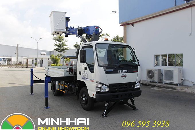 xe nâng người 15m làm việc trên cao xe nâng người 15m làm việc trên cao
